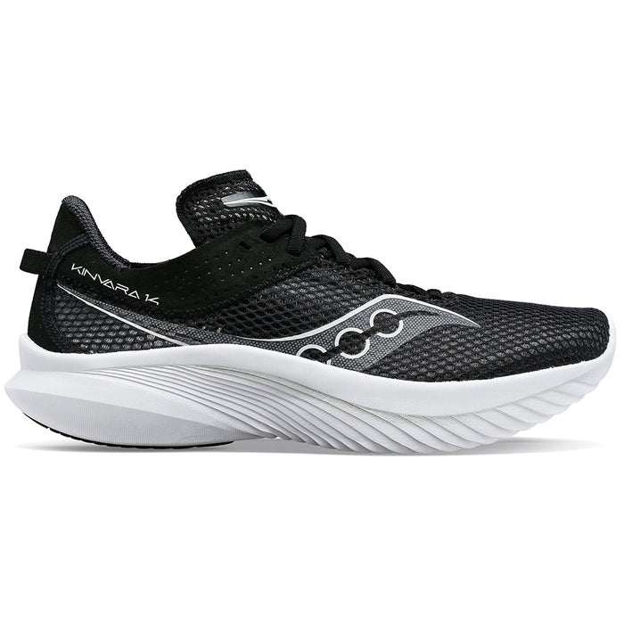 Women's Saucony Kinvara 14, Black/White, 9 D Wide