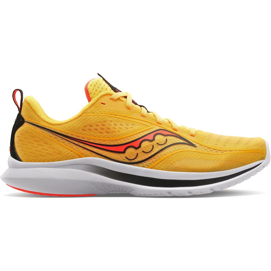 Women's Saucony Kinvara 13, VIZIGOLD/VIZIRED, 8 B Medium