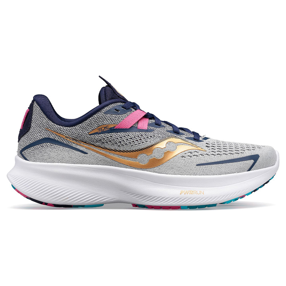 Women's Saucony Ride 15, Prospect Glass, 10 B Medium