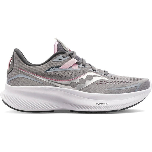 Women's Saucony Ride 15, Alloy/Quartz, 7 B Medium