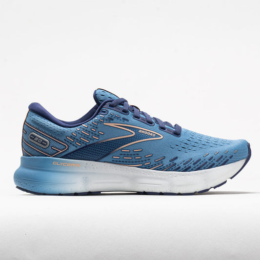 Brooks Glycerin 20 Women's  Blissful Blue/Peach/White