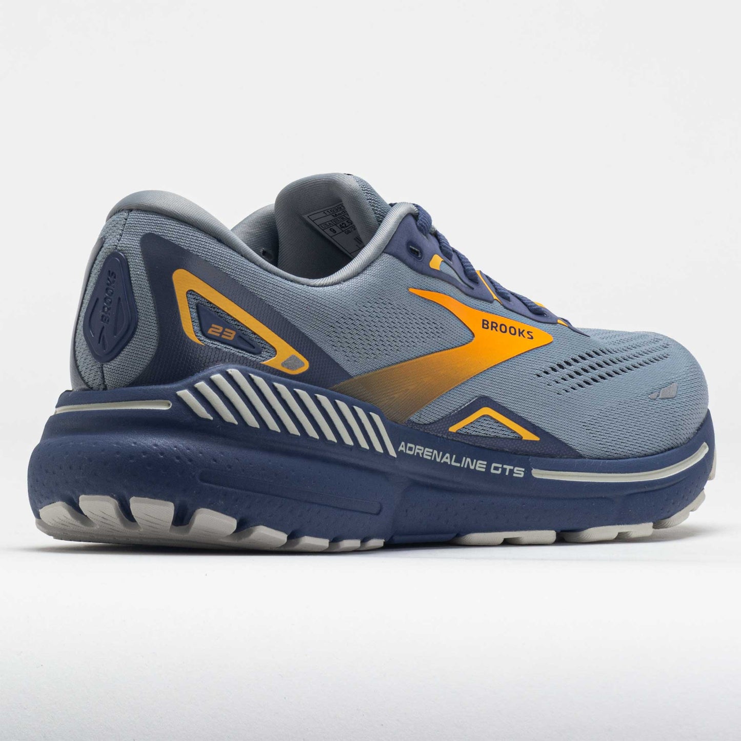 Brooks Adrenaline GTS 23 Men's  Grey/Crown Blue/Orange