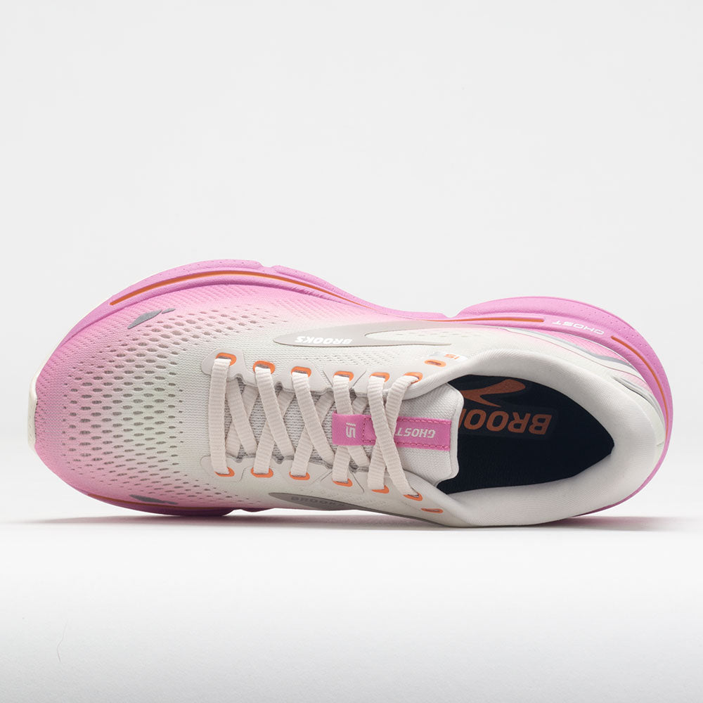 Brooks Ghost 15 Women's  Grey/Coconut/Fuchsia